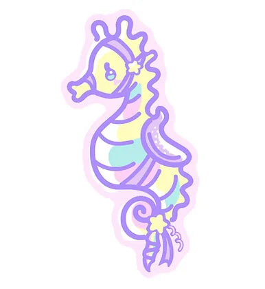 Carousel Seahorse Glitter Sticker – BizBaz Club