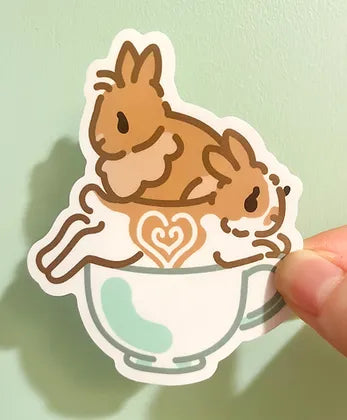 Chai Latte Vinyl Sticker