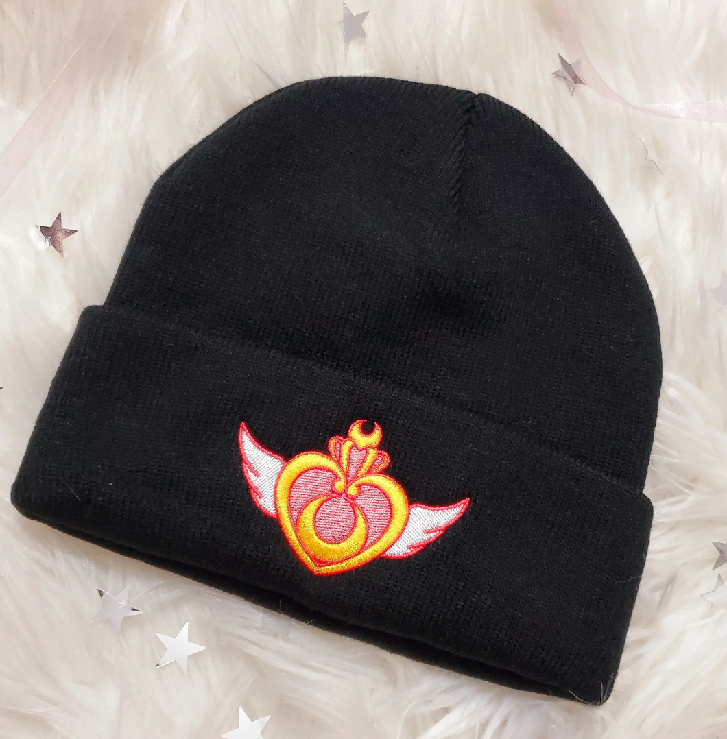 Moonie Beanie - Black or Pink