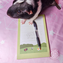 Load image into Gallery viewer, Guinea Pigs Large Notepad - 8.5in x 5.5in Non-Sticky Tear-Away Memo Notepad 50 Pages - Grocery, Shopping, To-Do List
