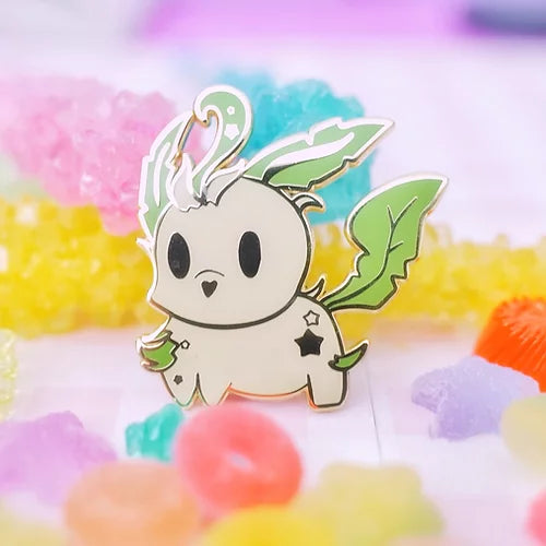 Shiny Plant Kawaii Lil Creature Enamel Pin