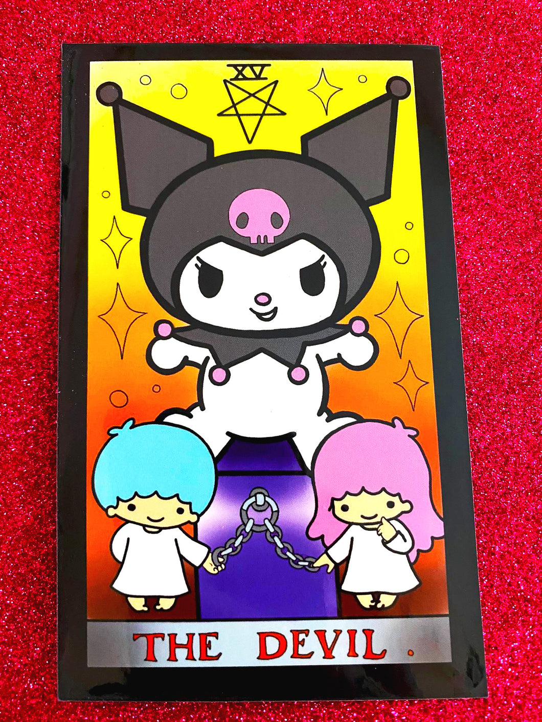 The Devil Tarot Card Sticker