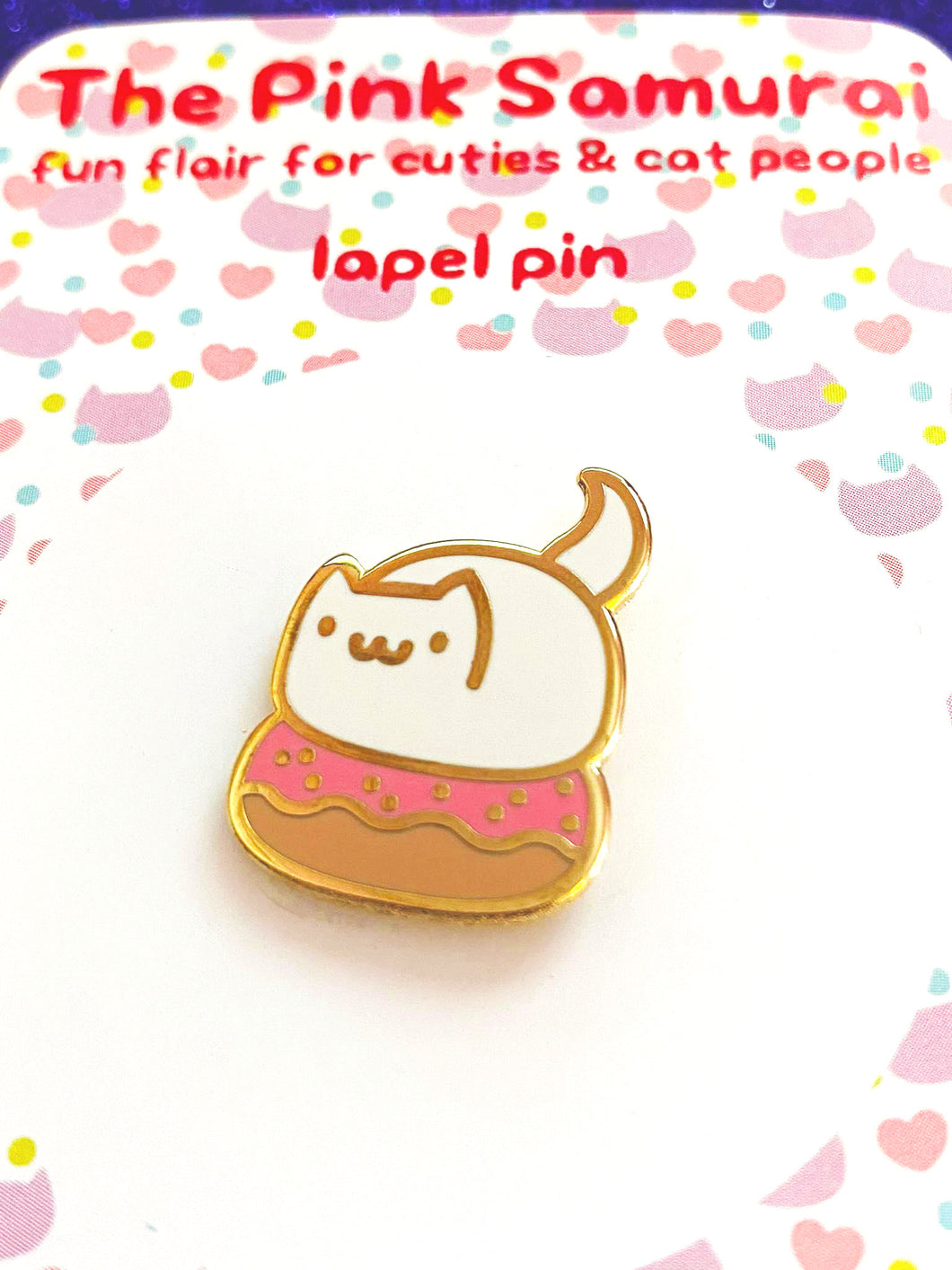 Cat Donut Pin