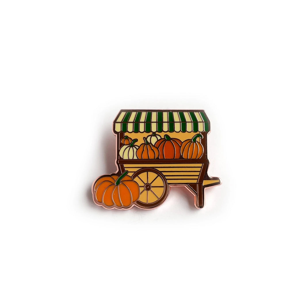 Pumpkin Cart Pin