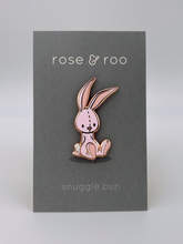 Load image into Gallery viewer, SNUGGLE BUN ENAMEL PIN
