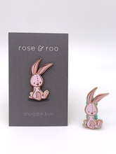 Load image into Gallery viewer, SNUGGLE BUN ENAMEL PIN
