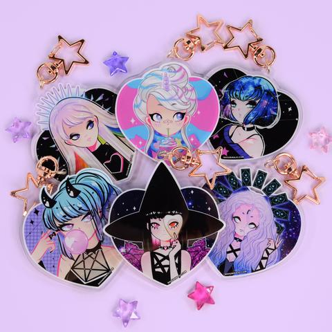 China Supplier Design Cute Anime Button Safety Brooch Acrylic Pins Badge  Metal Holder Reel Good Omens Badges Custom Logo Enamel Lapel Pin - China  Lapel Pin and Pin price